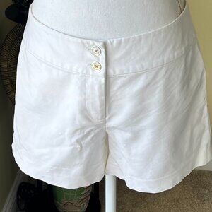 Crisp White Michael Kors Shorts